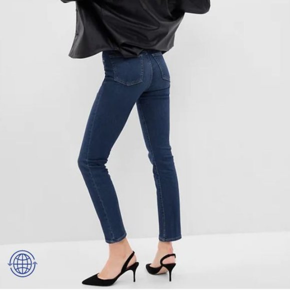 High Rise Classic Straight Jeans with Washwell 29/8p - Picture 5 of 5